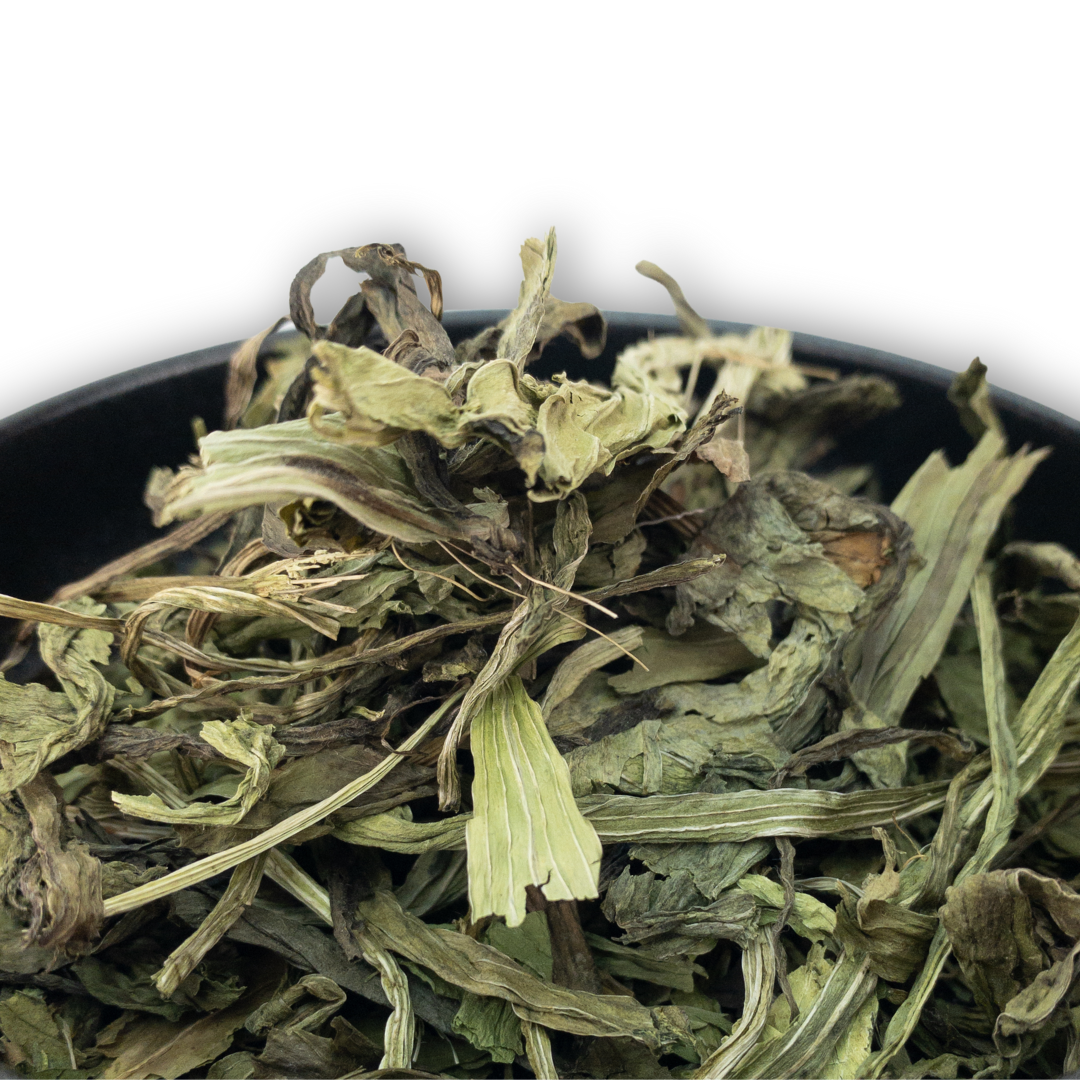 LF00008 -Smalle weegbreebladeren – No package Extra Close up Weegbreebladeren voor je paard